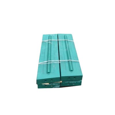 높은 망간제 강철 충격 분쇄기 착용 부품 돌 광산 기계에 대한 블로 바 OEM