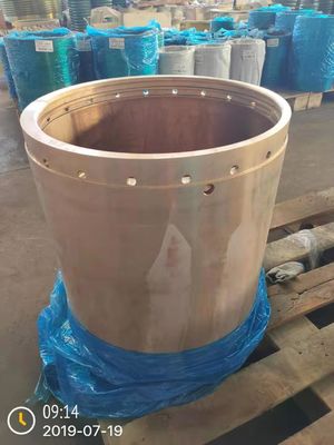 도장 처리 유형 OEM 콘 크레셔에 대한 외진 부시 구리 부품 무게 80KG