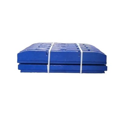 999KG 무게 C96 C100 턱 분쇄기 착용 부품 고정 및 이동식 턱 판 분쇄