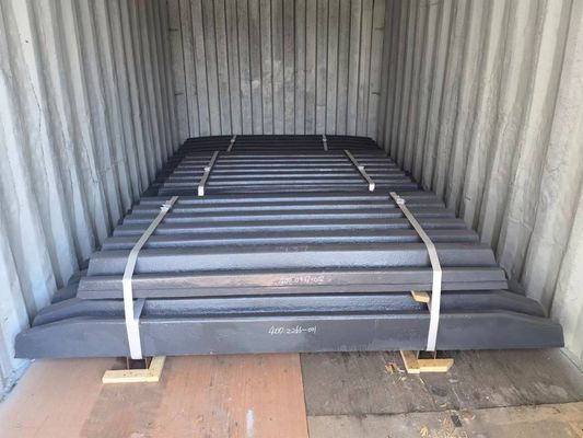 크레셔 CJ408 CJ409 마모에 저항하는 예비 부품 에너지 채굴용 정지 턱판