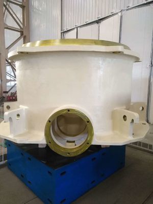 2000 KG 무게 콘 크레셔의 주요 프레임 예외적인 성능