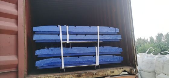 광업에 사용되는 고밀도 턱 쇄기용 고만간스 철강 턱판