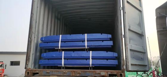 광산 기계용 턱판  cast cast casting steel jaw crusher 예비 부품 799 KG 무게