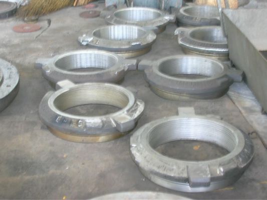 착용 저항성 재료 분쇄기 부품 H7800 8800 광산용 안쪽 머리 견과류 잠금 견과류