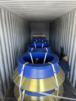 HP400 HP500 코너 크레셔 Mn13cr2 컵 라이너 맨틀 글로벌 시장 확장을 위해 웅덩이