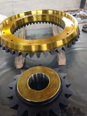 100KG 중량 드라이브 기어 짝 중량 광산 돌 뿔 쇄기