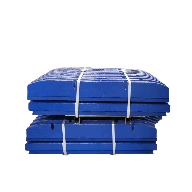 999KG 무게 C96 C100 턱 분쇄기 착용 부품 고정 및 이동식 턱 판 분쇄